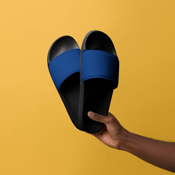Men’s slides ( Dark Cerulean ) - Image 3