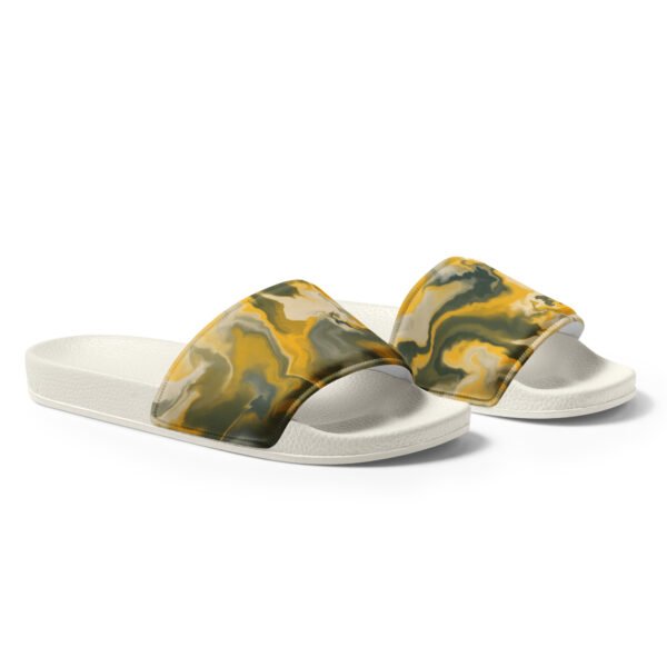 Men’s slides ( Mustard Drip ) - Image 13